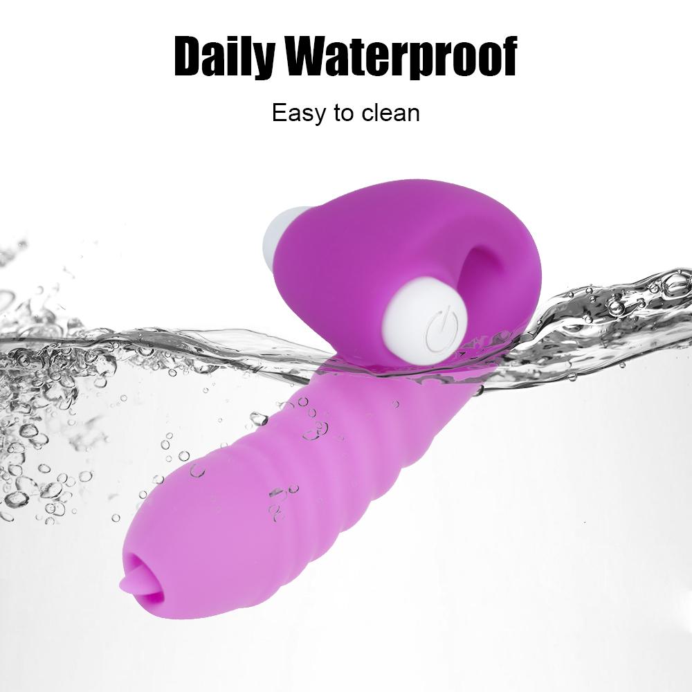 Mini Finger Vibrator Sex Toys for Women Female Masturbation Vagina Stimulation Tongue Massager G-spot Clitoris Stimulator