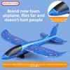 Foam Catapult Toy, Outdoor Light-up Hand-thrown Glider Interactive Toy