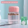 High-Value Portable Sealed Cartoon Glass Cup with Logo Printing for Coffee, Milk