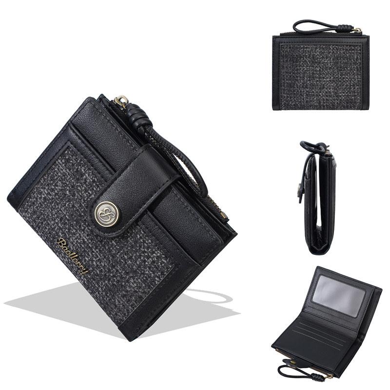 Baellerry Casual Short Wallets for Women Fashion Card Holder Money Pack GZW