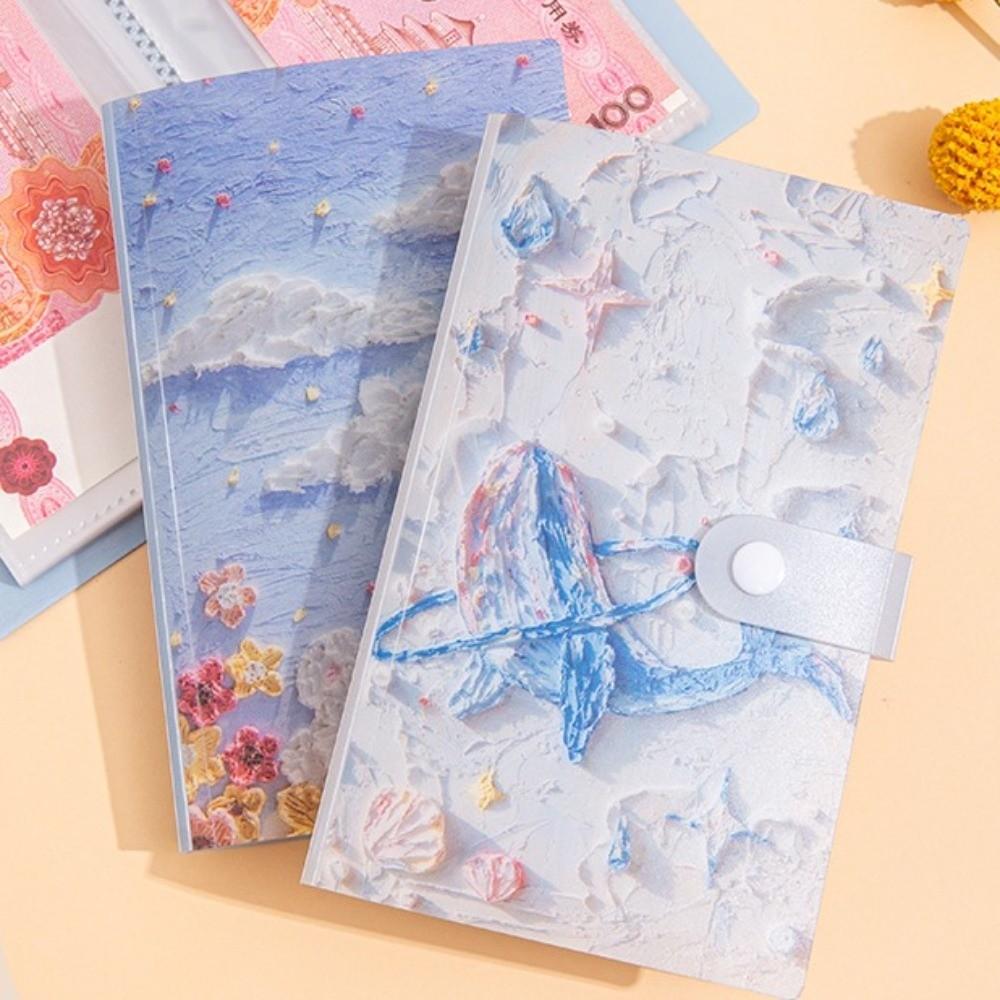 Save Money 100 Envelopes Money Saving Challenge Waterproof Reusable Mini Binder Savings Challenge Oil Painting Budget Binder