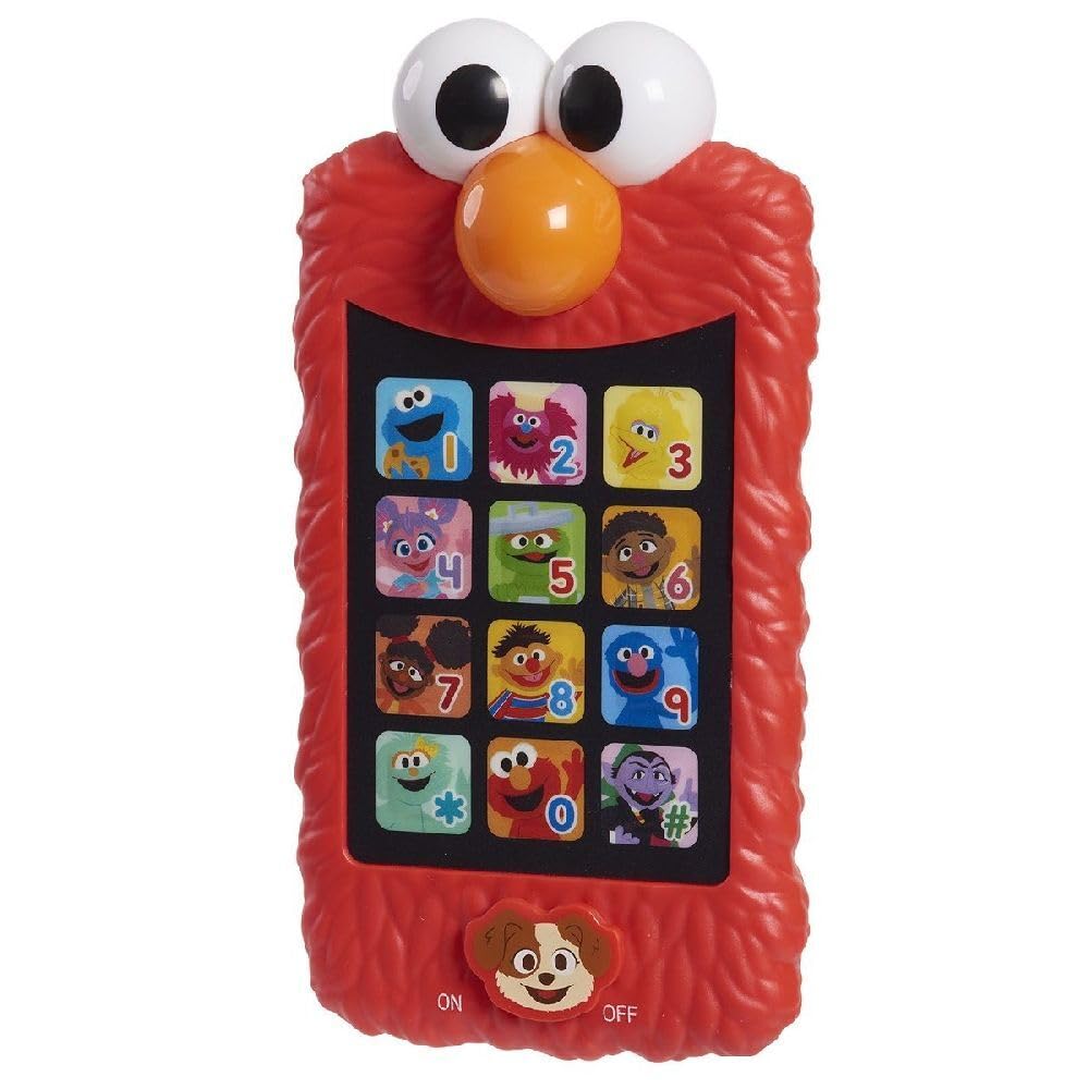 Sesame Street Learn with Elmo Pretend Play Phone, Learning and Education, Officially Licensed Kids Toys for Ages 2 Up, Gifts