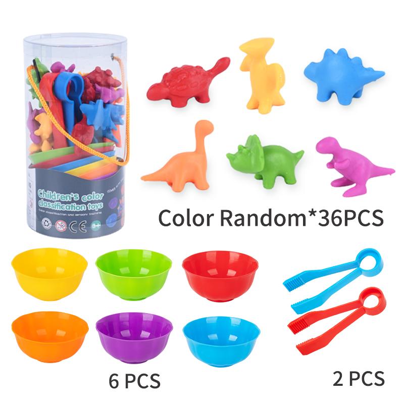 Counting Animal Sorting Toys for Toddlers Preschool Learning Activities for Math Color Cognition Montessori Baby STEM Gift