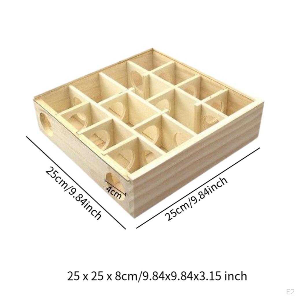 Hamster Toy Pet Habitat Shelter Multi Chamber Hideout Tunnel Container House Maze