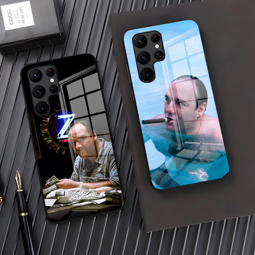 T-The Sopranos TV Phone Case For Samsung S26 S25 Plus S20 S20 Plus S22 Ultra S23 FE S21 Plus S21 Ultra Glass Cover