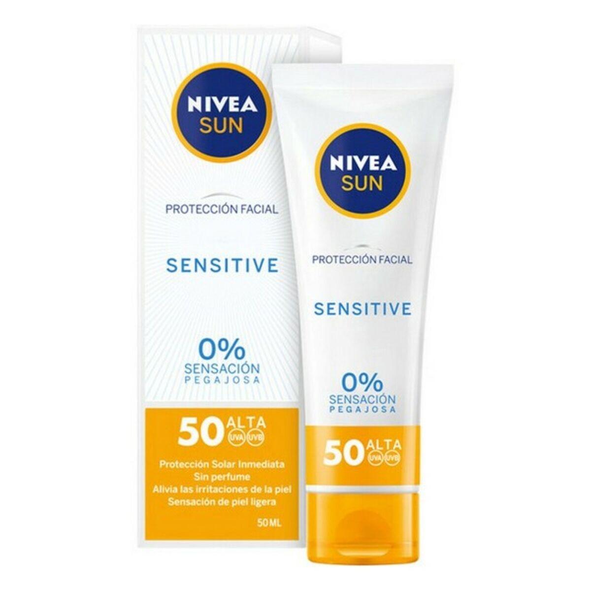 

Солнцезащитный крем для лица Sensitive Nivea. (50 мл) (Унисекс) (50 мл)