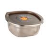 Fridge Storage Box Stainless Steel Airtight Leakproof Food Container Refrigerator Organizer