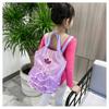 Girls Pink Ballet Dance Bag Students Backpack Embroidered Ruffled Handbag Children Ballerina Bag Kid Gymnastics Backpack