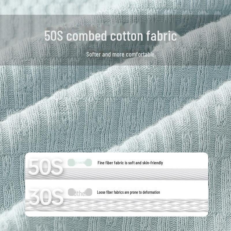 Pánské bavlněné boxerky - Prodyšné, mladistvé, měkká tkanina, čtyřrohový design