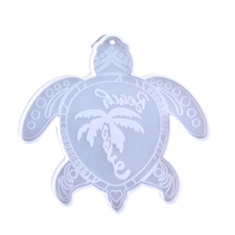 

Shiny Glossy for Turtle Shape Ornament Silicone Epoxy Resin Mold DIY Keychain Pendant Jewelry for Valentine Gift Craft