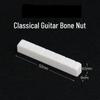 Burrsius Bone Nut Set for Folk Classical Acoustic Guitar - Upper & Lower Nut, Bridge, String Accessories