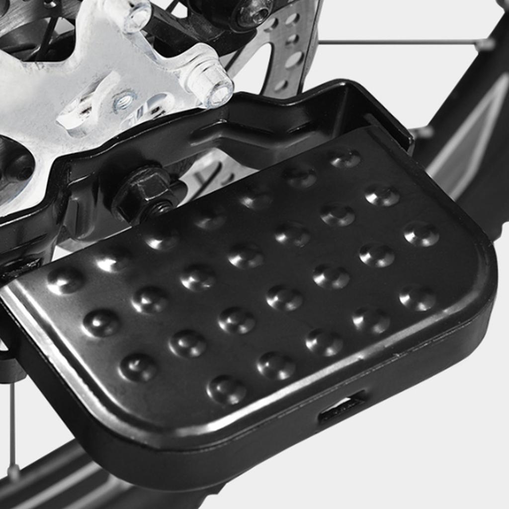 2 Pieces Bike Foot Pegs Bike Rear Pedals Anti-Slip Rear Feet Pedals BMX Pegs Universal Steel Folding Bike Foot Pegs