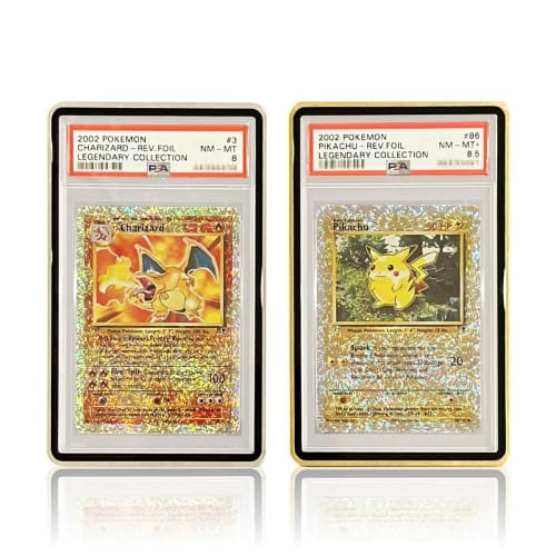 IBcaravan Magnetic Loader Case for PSA Approval, UV Protection, Aluminum Alloy, Gold and Silver, Set of 2 for PSA