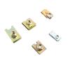 70pcs Mixed Metal U-Type Clip Car Fender Bumper Door Panel Fastener Clips U-Nuts
