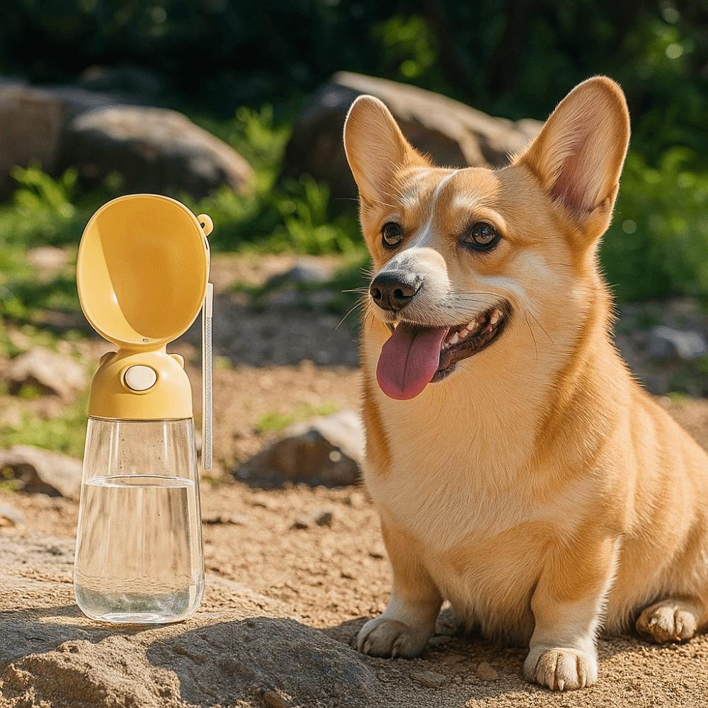 Portable Dog Drinking Bottle Leak Proof Pet Water Cup Pet Supplies Puppy Water Bottle Hiking