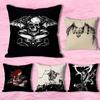 A-Avenged S-Sevenfolds Band Pillow Cases for Bedroom Living Room Sofa Home Decor Polyester Cushion Cover with Zipper