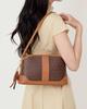 ESquire Collection ESquire Women S Signature Effure Shoulder Bag Brown