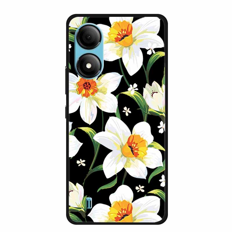 Funda For ZTE Blade A33S Case Cute Cartoon Cat Black Silicone Soft Phone Case For ZTE A33S Back Cover Case A 33 S 33s Coque Capa