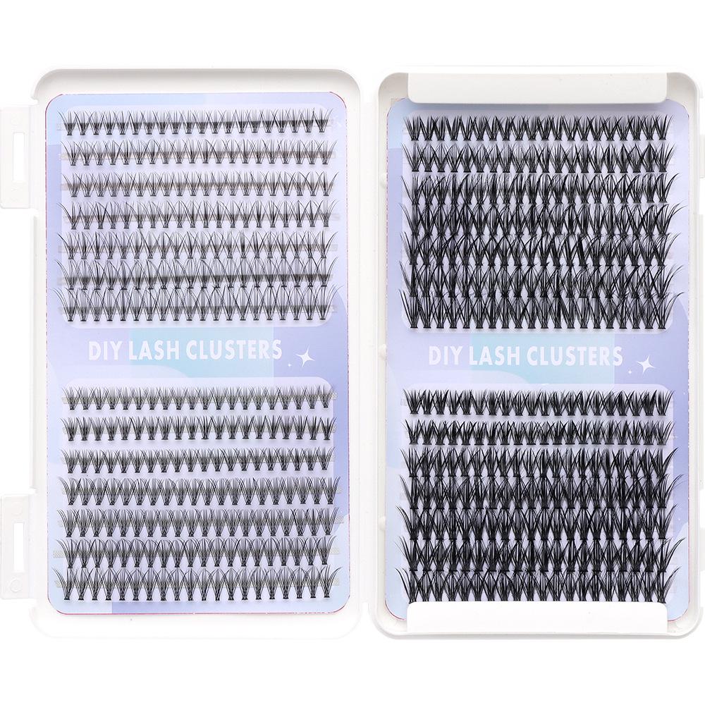 

Европейские и американские смешанные накладные ресницы для DIY - Натуральные густые горячего плавления пучки