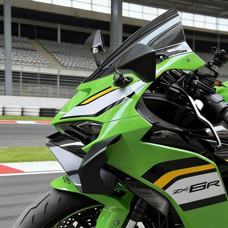 Kawasaki ZX-6R (2024–2026) Vorderer Seitenverkleidungs-Windabweiser.