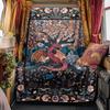 1pc Medieval ornate Baroque dragon blanket, al season lightweigh Poster blanket home office outdoor nap multifunc Poster blanketional blanket