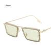 New Women Small Rectangular Sunglasses Fashion  Diamond Inlaid Small Frame Sun Glasses Women's UV Protection Shades Eyewear