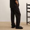Less 2025 Autumn Silk Blend Straight Loose Long Pants