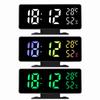 Snooze Desktop Table Clock Dual Alarm Bedside LED Clock Digital Alarm Clock  Home Decor