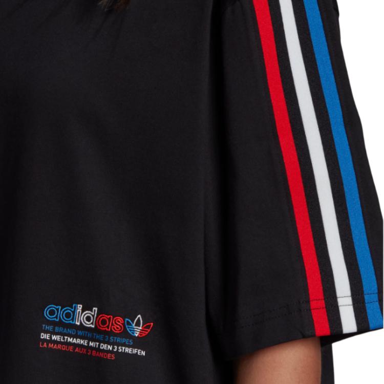 Adidas Originals Oversized Tee T Shirt Women's Black GN2839