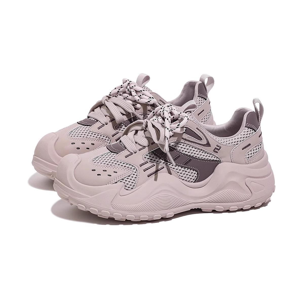 

Женские кроссовки на толстой подошве из сетки, новинка весна-лето 2025, для маленьких мужчин, увеличивающие рост, дышащие, легкие, повседневные спортивные кроссовки, сетчатые кроссовки 40