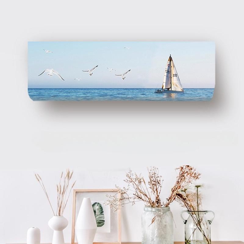 

1-1.5P Air Conditioner Cover Hanging Air Conditioning Cover All-inclusive Protective Case for Air Conditioner Decor Dust Covers 1-1.5P