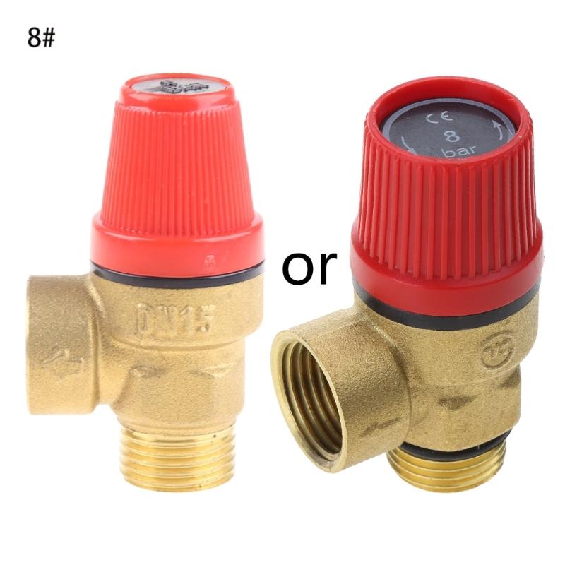 Brass Safety Valve Drain Relief Swithch For Solar Water Heater Double Inner Wire Dropship