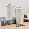 Jednoduchý nový nerezový hrnek na kávu Dvouvrstvý vakuový vakuový vakuový hrnek Auto Přenosný Dárkový hrnek na vodu