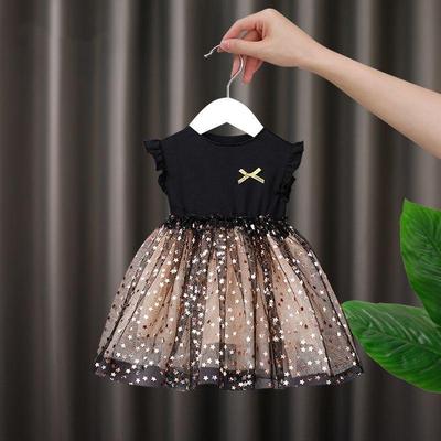 Summer Puffy Princess Dress for Baby Girls - Korean Style Mesh Fairy Dress