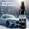 Windshield Deicer Spray 120ml Quick Long-Lasting Auto Defogger Car Windshield Deicing Spray For Headlight Roof Winter Home