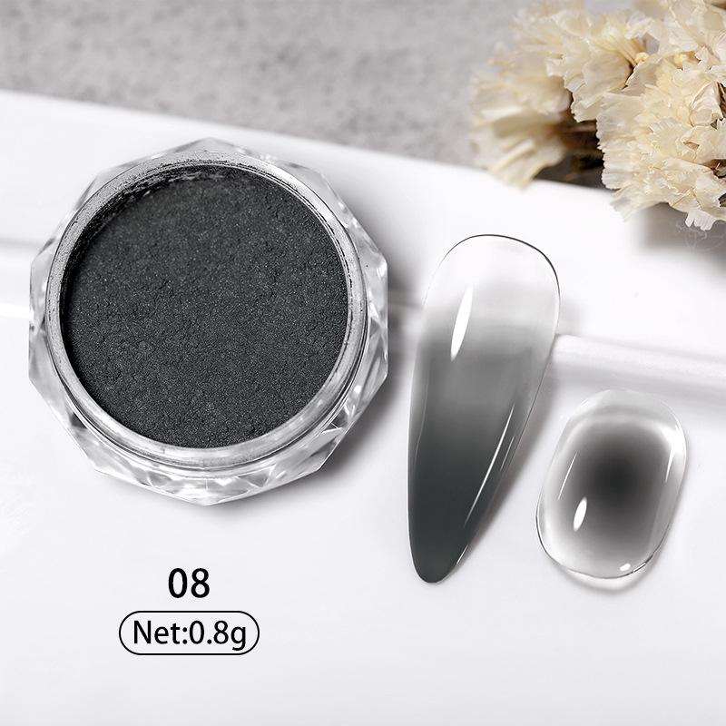 

Порошок для ногтей с постепенным изменением, маникюр своими руками, японский лед, прозрачный, гальванический, фейерверк, мелкий блестящий порошок для ногтей