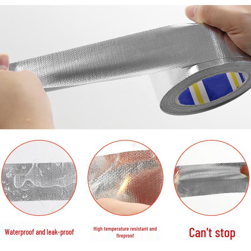 Hochtemperatur-Wasserdichtes Glasfaser-Aluminiumfolienband