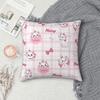 Love Marie Cat Throw Pillow Cover Polyester Decorative Pillow Vintage Pillowcase