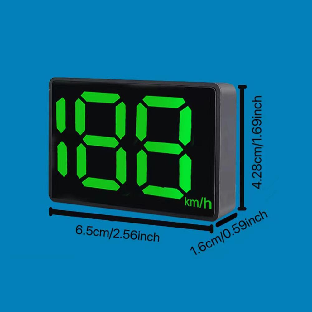 Univerzální digitální GPS tachometr pro auto HUD Head-Up Display Zobrazení rychlosti KM/H MPH Systém alarmu překročení rychlosti
