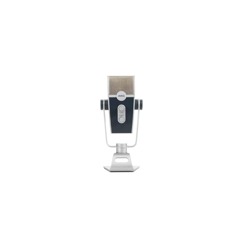 AKG LYRA C44 USB Condenser Microphone for iOS, Android, Mac, and Windows PCs, with Blucoil Pop Filter Windscreen and 3-FT USB 2.0 Type-A Extension