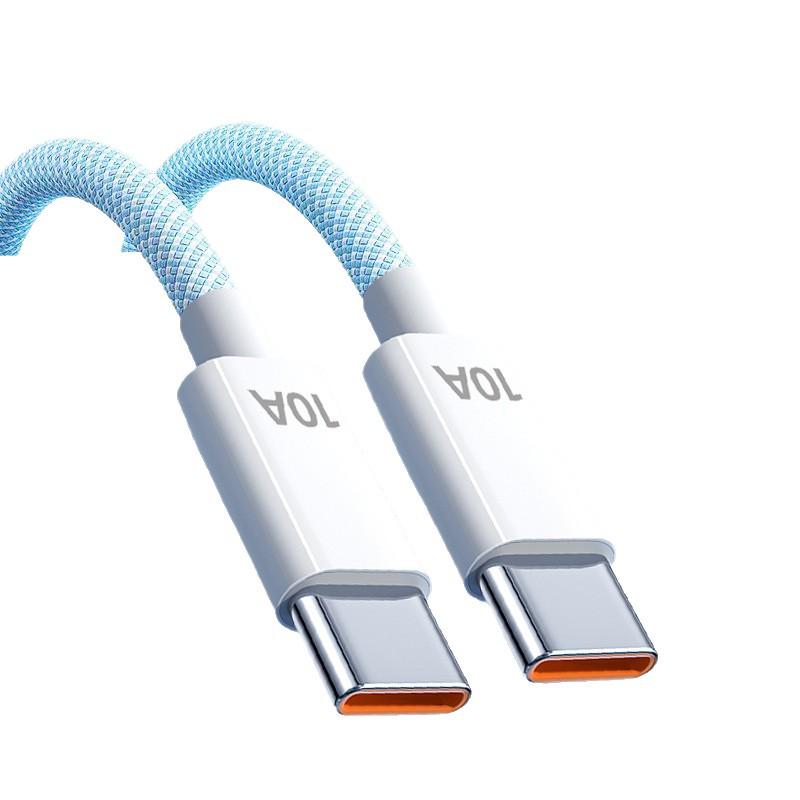 120W Super Fast Charging 10A Dual Type-C Cable for Apple 15/16 & Xiaomi