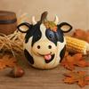 Cute Pumpkin Decoration, Fun Autumn Farm Animal Pumpkin and Easter. Dining Table Fireplace Center (Pig/Cow/Sheep)