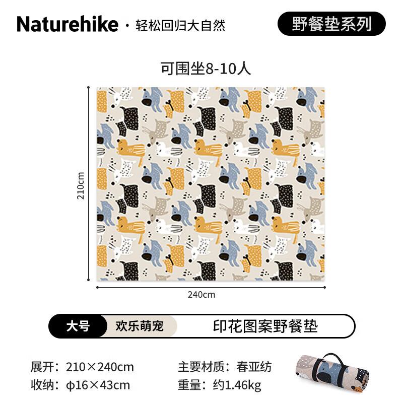 Печатный пикниковый коврик NatureHike