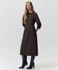 Hawaii Ha Kim [Atelier] Long Sleeve Balloon Dress_Brown