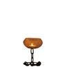 Iron Lantern Candle Holder Sturdy High Temperature Resistant Mesh Hollow Design Aromatherapy Lamp Table Decoration Metal Crafts