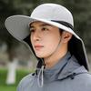 Outdoor Fisherman Hat Summer Large Brim Climbing Sun Protection Hat Sunshade Hat Quick-Dry Neck Protection Fishing Hat