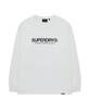 Syupeodeulai Essential Long Sleeve T-Shirt White Sduilaq02Wht