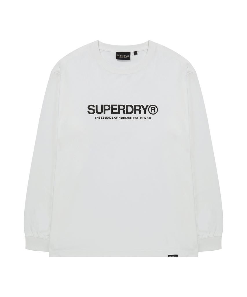 Syupeodeulai Essential Long Sleeve T-Shirt White Sduilaq02Wht