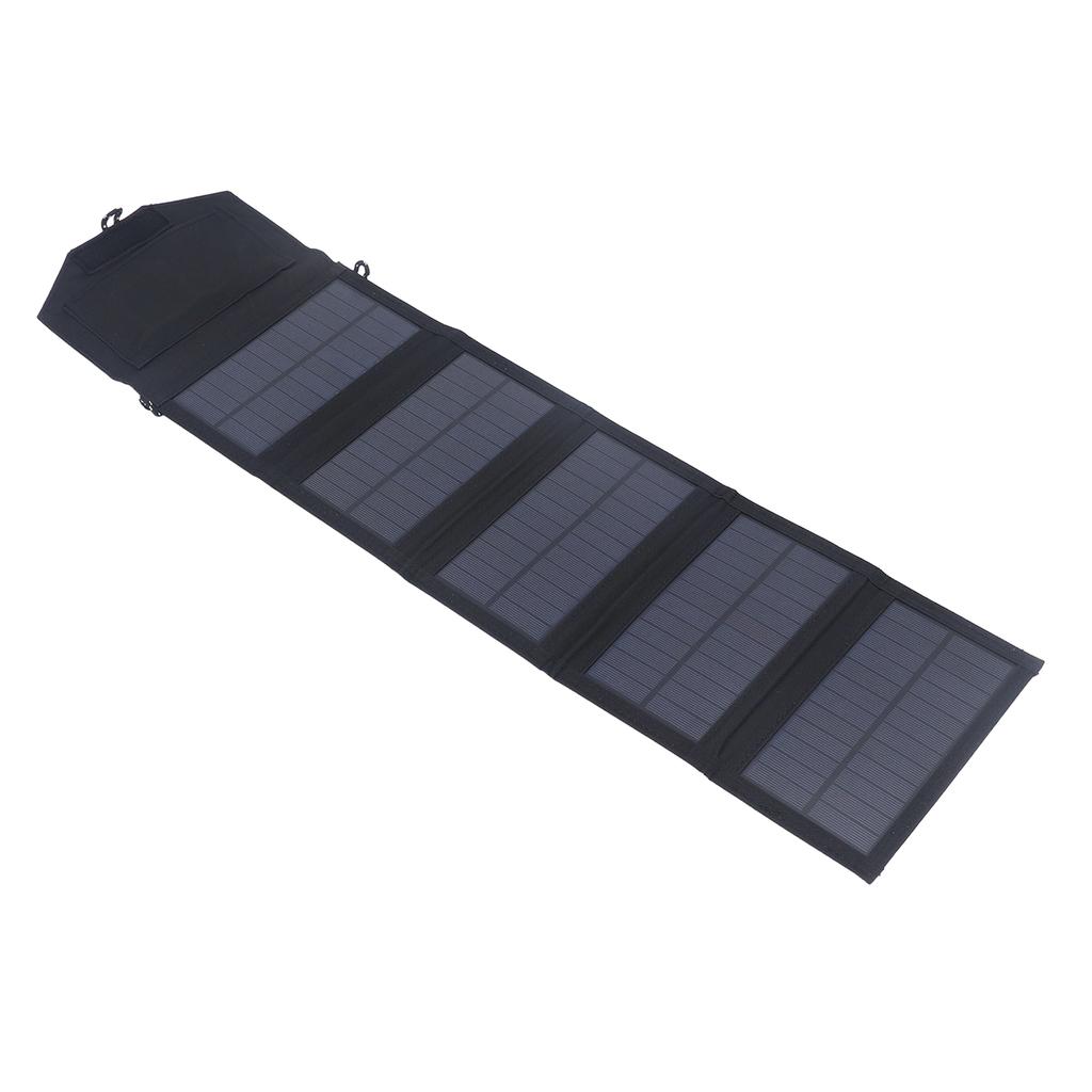 Solar Panel 15W 5V Dual USB Output Portable Folding Solar Charging Panel for Outdoor