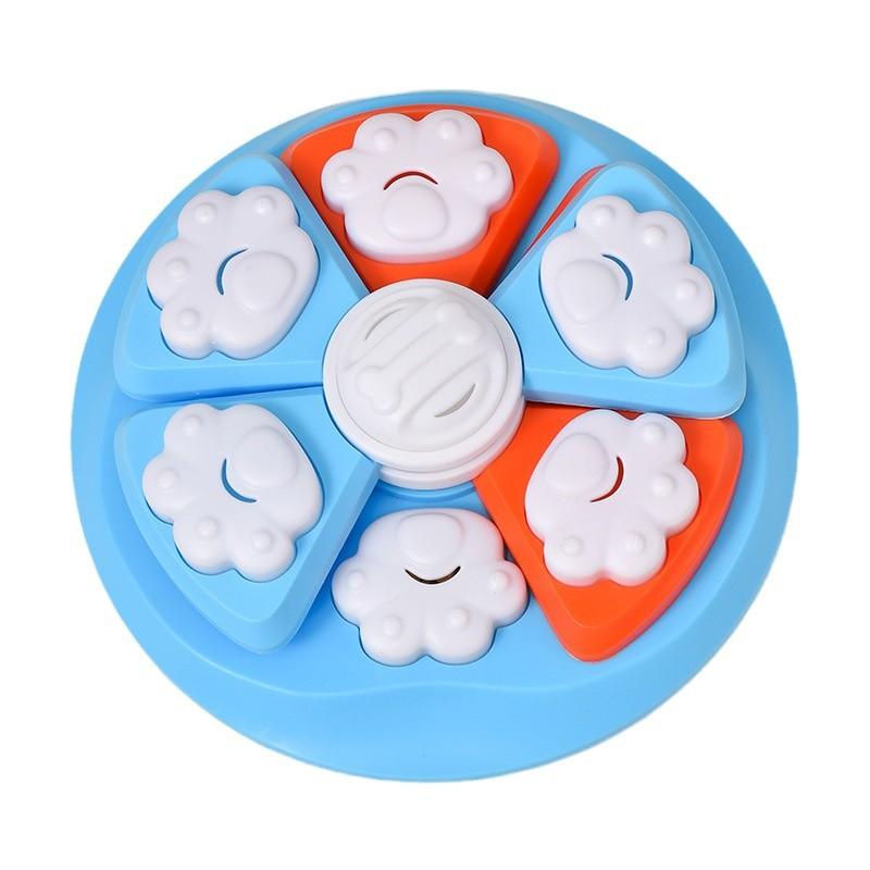 New Pet Toys Dog Educational Turntable Fun Leaking Toys Slow Food and Boredom Training Round Pet Products